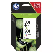 HP 301 (N9J72AE) - kartuša, black + color (črna + barvna)