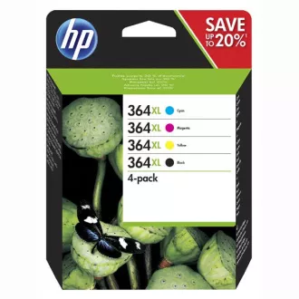 HP 364-XL (N9J74AE) - kartuša, black + color (črna + barvna) HP 364-XL (N9J74AE) - kartuša, black + color (črna + barvna)