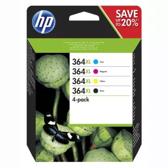 HP 364-XL (N9J74AE#301) - kartuša, black + color (črna + barvna)
