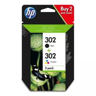 HP 302 (X4D37AE) - kartuša, black + color (črna + barvna)