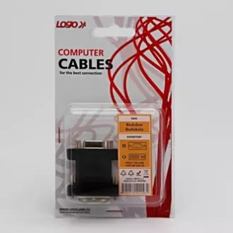 Video adapter, DVI (24 5) moški – VGA (D-sub) ženski, črn, z logotipom v blisterju, V PRODAJI Video adapter, DVI (24 5) moški – VGA (D-sub) ženski, črn, z logotipom v blisterju, V PRODAJI