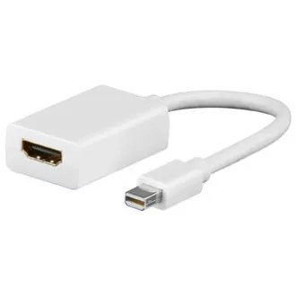 Video pretvornik, mini DisplayPort moški - HDMI ženski, HDMI 1.3 - Standard, bela, IZPRODAJNA Video pretvornik, mini DisplayPort moški - HDMI ženski, HDMI 1.3 - Standard, bela, IZPRODAJNA