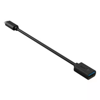Redukcija USB, (3.0), USB C moški - USB A ženski, črna, Genius USB 3.0, do 5 Gb/s
