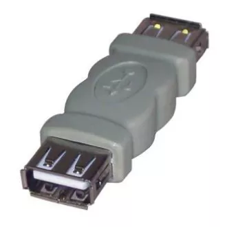 Priključek USB, (2.0), USB A female - USB A female, siv, logotip blister 29241, IZPREDAJ