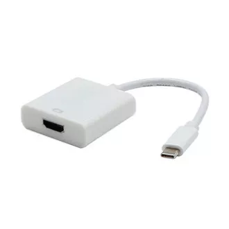 USB/video pretvornik, DP Alt Mode, USB-C moški – HDMI ženski, bel, plastična vrečka 4K2K@30Hz, IZPRODAJA