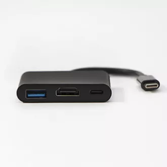 Pretvornik USB/Video HUB, DP Alt Mode, USB C moški - HDMI ženska USB C ženska (PD) USB A ženska, črna, popolnoma nova škatla 4K2K@30H Pretvornik USB/Video HUB, DP Alt Mode, USB C moški - HDMI ženska USB C ženska (PD) USB A ženska, črna, popolnoma nova škatla 4K2K@30H