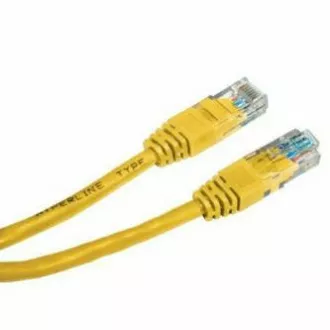 Omrežni LAN kabel UTP patchcord, Cat.5e, RJ45 moški - RJ45 moški, 0,5 m, neekraniran, rumen, varčen, PRODAJA Omrežni LAN kabel UTP patchcord, Cat.5e, RJ45 moški - RJ45 moški, 0,5 m, neekraniran, rumen, varčen, PRODAJA
