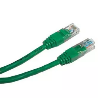 LAN omrežni kabel UTP patchcord, Cat.5e, RJ45 moški - RJ45 moški, 3 m, neekraniran, zelen, varčen, IZPREDAJ