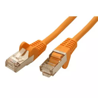 Omrežni LAN kabel FTP patchcord, Cat.5e, RJ45 moški - RJ45 moški, 7,5 m, zaščiteni, rumeni, varčni, IZPREDAJ