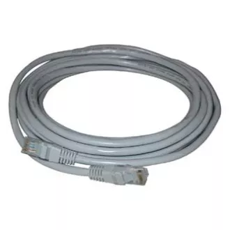 LAN kabel FTP patchcord, Cat.5e, RJ45 moški - RJ45 moški, 20 m, zaščiten, siv, varčen