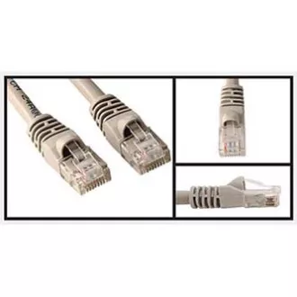 LAN kabel FTP patchcord, Cat.5e, RJ45 moški - RJ45 moški, 30 m, zaščiten, siv, varčen