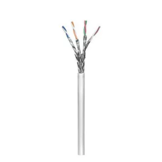 Omrežni LAN kabel S/FTP kabel, Cat.6, Lanko - Lanko, 305 m, dvojno ščitenje, CCA, siva