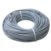 LAN omrežni kabel UTP patchcord, Cat.5e, RJ45 moški - RJ45 moški, 50 m, neekraniran, siv, varčen