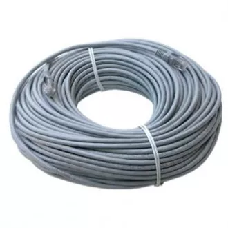 LAN omrežni kabel UTP patchcord, Cat.5e, RJ45 moški - RJ45 moški, 50 m, neekraniran, siv, varčen LAN omrežni kabel UTP patchcord, Cat.5e, RJ45 moški - RJ45 moški, 50 m, neekraniran, siv, varčen