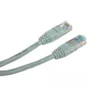 LAN kabel UTP patchcord, Cat.6, RJ45 moški - RJ45 moški, 0,5 m, neekraniran, siv, varčen