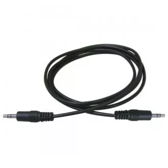 Zvočni kabel Jack (3,5 mm) moški - Jack (3,5 mm) moški, 1,5 m, črn