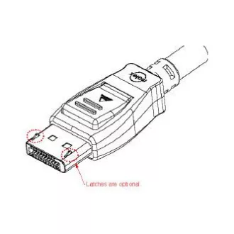 Video kabel DisplayPort moški - HDMI moški, 5 m, črn