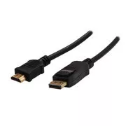 Video kabel DisplayPort moški - HDMI moški, 5 m, črn, logotip blister, IZPRODAJNO
