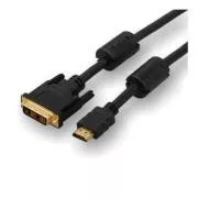 Video kabel DVI (18 1) moški - HDMI moški, 5 m, črn, V PRODAJI