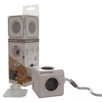 Podaljšek za napajalni kabel 230 V, CEE7 (vtič) – POWERCUBE, 1,5 m, EXTENDED USB, siv, POWERCUBE, 4 vtičnice, PD 20 W A C Podaljšek za napajalni kabel 230 V, CEE7 (vtič) – POWERCUBE, 1,5 m, EXTENDED USB, siv, POWERCUBE, 4 vtičnice, PD 20 W A C