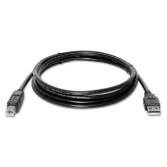 Logo Kabel USB (2.0), USB A moški - USB B moški, 1,8 m, črn