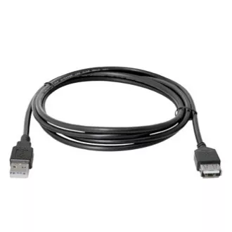Podaljševalni kabel USB (2.0), USB A moški - USB A ženski, 1,8 m, črn