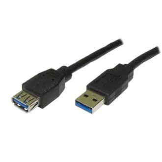 Logo Podaljševalni kabel USB (3.0), USB A moški - USB A ženski, 1,8 m, črn, blister