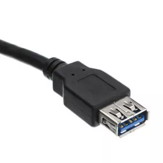 Logo Podaljševalni kabel USB (3.0), USB A moški - USB A ženski, 1,8 m, črn, blister