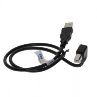 Kabel USB (2.0), USB A moški - USB B moški, 2 m, 90°, črn Kabel USB (2.0), USB A moški - USB B moški, 2 m, 90°, črn