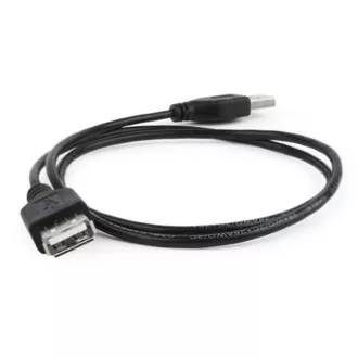 Podaljševalni kabel USB (2.0), USB A moški - USB A ženski, 3 m, črn