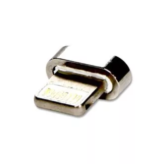 Kabel USB s priključki (2.0), USB A moški - microUSB moški   Apple Lightning moški   USB C moški, 1 m, okrogel, pleten, srebrn,