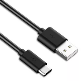 Kabel USB (2.0), USB A moški - USB C moški, 1 m, črn