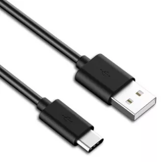 Logo Kabel USB (2.0), USB A moški - USB C moški, 1 m, črn, blister, IZPREDAJ