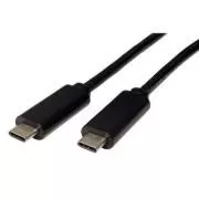 Kabel USB (3.1), USB C moški - USB C moški, 0,5 m, črn, plastična vrečka