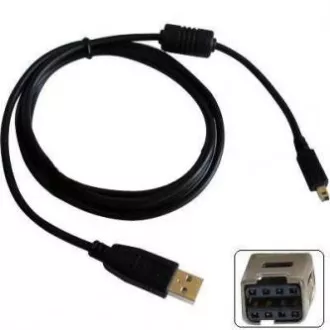 Logotip Kabel USB (2.0), USB A moški - 8-pinski moški, 26726, 1,8 m, črn, MINOLTA, PRODAJA
