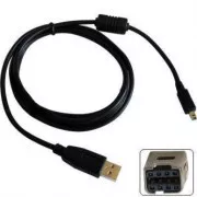 Logotip Kabel USB (2.0), USB A moški - 8-pinski moški, 31179, 1,8 m, črn, blister, MINOLTA