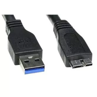 Kabel USB (3.0), USB A moški - USB micro A moški, 2 m, črn, SELL