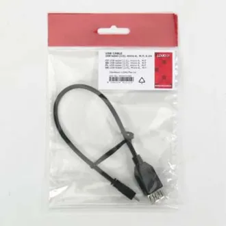 Logotip Kabel USB (2.0), microUSB moški - USB A ženski, 0,2 m, OTG, črn, SELL Logotip Kabel USB (2.0), microUSB moški - USB A ženski, 0,2 m, OTG, črn, SELL