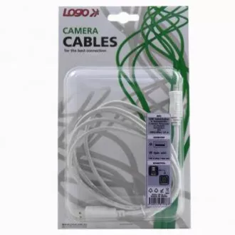 Logotip Kabel USB (2.0), USB A moški - 4-pinski moški, 1,8 m, črn, blister, FUJI