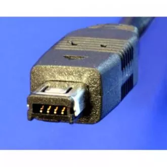 Logotip Kabel USB (1.1), USB A moški - 4-pinski moški, 0,7 m, zložljiv, črn, HIROSE