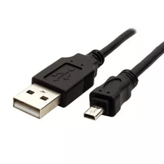 Kabel USB (2.0), USB A moški - 8-pinski moški, 25947, 1,8 m, črn, PANASONIC