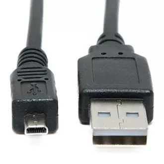 Kabel USB (2.0), USB A moški - 8-pinski moški, 25947, 1,8 m, črn, PANASONIC