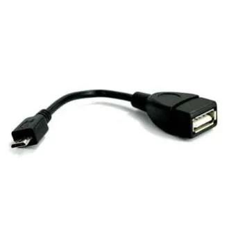 Logotip Kabel USB (2.0), microUSB moški - USB A ženski, 0,15 m, OTG, črn, IZPREDAJ Logotip Kabel USB (2.0), microUSB moški - USB A ženski, 0,15 m, OTG, črn, IZPREDAJ