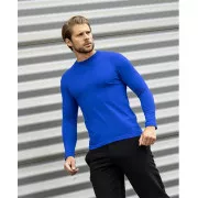 Majica ARDON®CUBA z dolgimi rokavi srednje modra kraljevska | H13224/