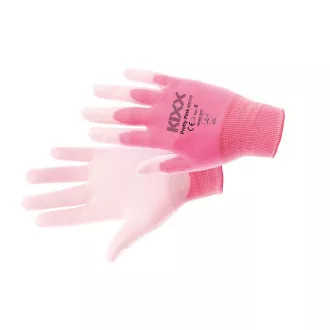 PRETTY PINK rokavicePU najlonske rokavice za roza