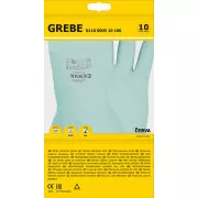 Zelene nitrilne rokavice GREBE GREEN zelene barve. 33 cm