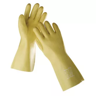 STANDARD Rokavice 35cm PVC rdeče - 9 STANDARD Rokavice 35cm PVC rdeče - 9