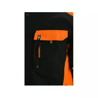 Bluza CXS SIRIUS BRIGHTON, črno-oranžna, velikost