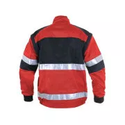 Bluza CXS LUXY BRIGHT, moška, rdeča in črna, velikost
