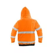 Moška odsevna jakna LEEDS, zimska, oranžna, velikost